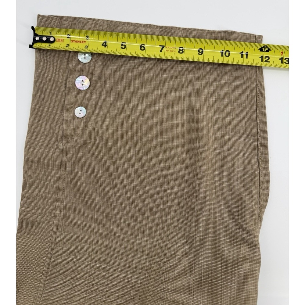 Alfred Dunner Beige Tan Dress Pants Button Detail Elastic Waist Plus Size 22W - Picture 8 of 8